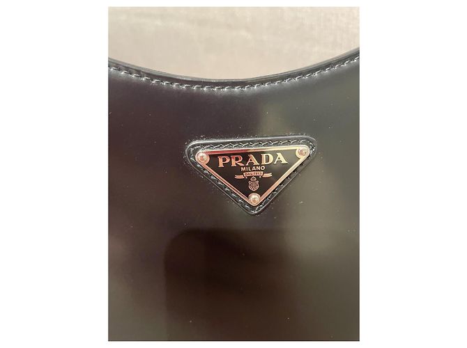 Cleo Borsa Prada Cléo in pelle di vitello nera Nero - vista 10
