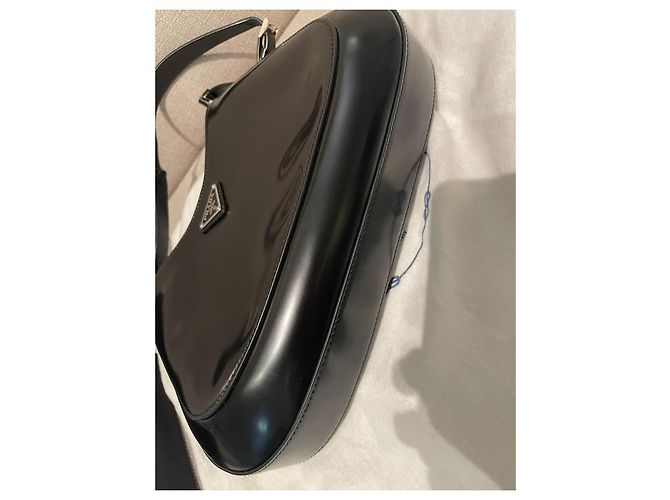 Cleo Borsa Prada Cléo in pelle di vitello nera Nero - vista 14