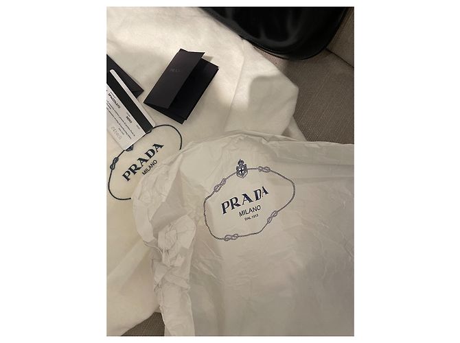 Cleo Borsa Prada Cléo in pelle di vitello nera Nero - vista 5