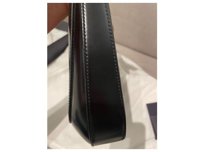 Cleo Borsa Prada Cléo in pelle di vitello nera Nero - vista 6