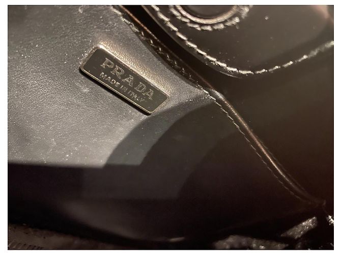 Cleo Borsa Prada Cléo in pelle di vitello nera Nero - vista 7
