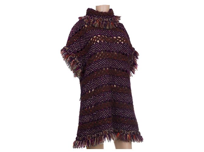 CHANEL Kleidung aus lila Wolle - 102206 - Ansicht 2