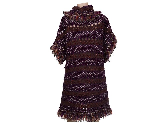 CHANEL Kleidung aus lila Wolle - 102206 - Ansicht 3