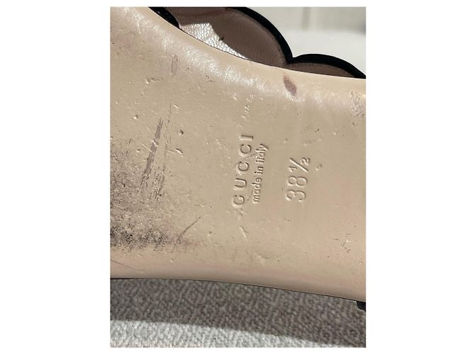 Sandali GUCCI T.EU 38.5 Pelle Nero - vista 7
