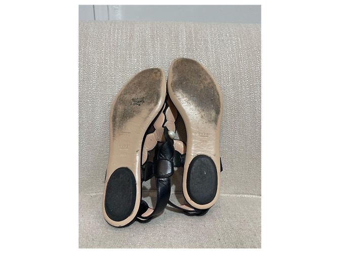 Sandali GUCCI T.EU 38.5 Pelle Nero - vista 8