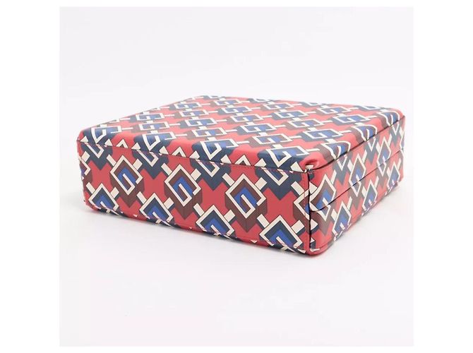 Gucci Poker Set Briefcase Geometric G Red - view 3