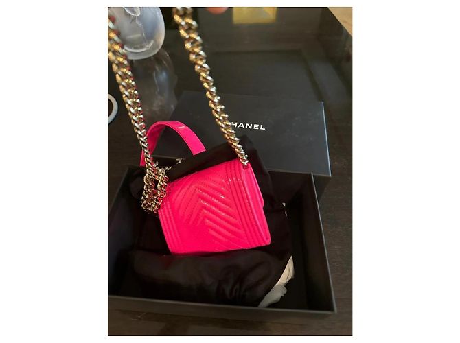 Chanel Boy Brick Rosa - vista 3