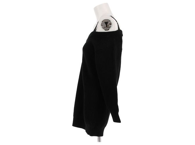 ALEXANDER WANG Strick T.International XS Baumwolle Schwarz - Ansicht 4