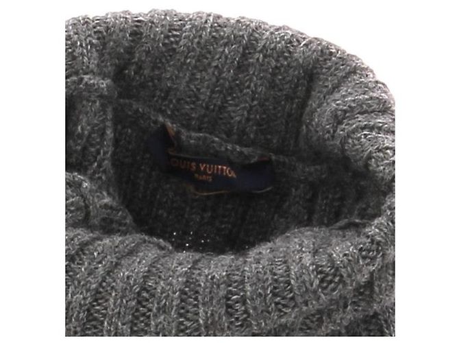 LOUIS VUITTON Strickwaren T.FR 38 Wolle Grau - Ansicht 5