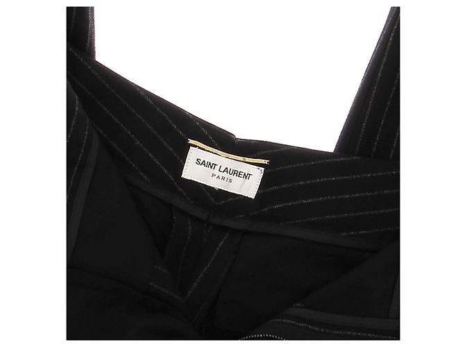 SAINT LAURENT Pantalones T.FR 38 Algodón Negro - vista 5