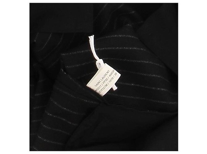 SAINT LAURENT Pantalones T.FR 38 Algodón Negro - vista 6