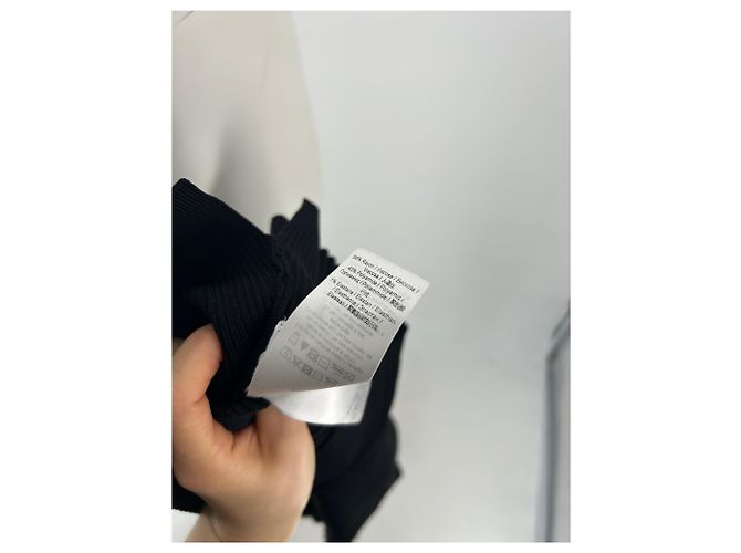 GANNI Tops T.International M Polyester Schwarz - Ansicht 7