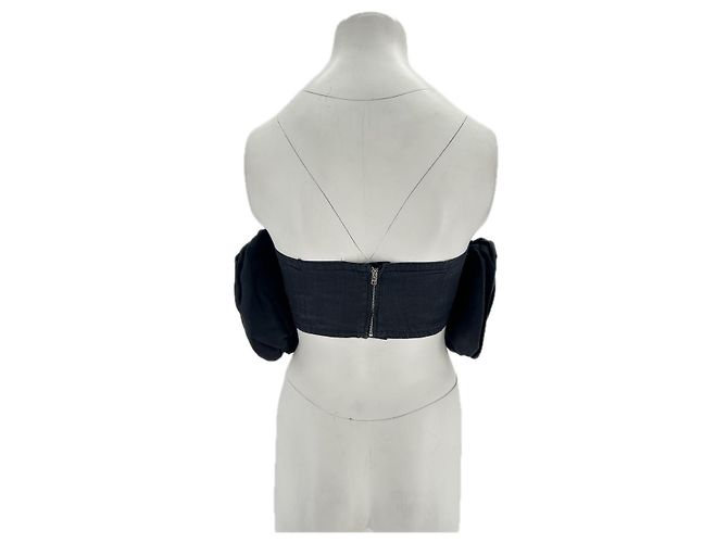 ISABEL MARANT Tops T.Internacional M Lino Negro - vista 2