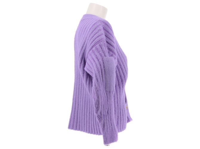 JACQUEMUS Strick T.International XS Viskose Lila - Ansicht 3