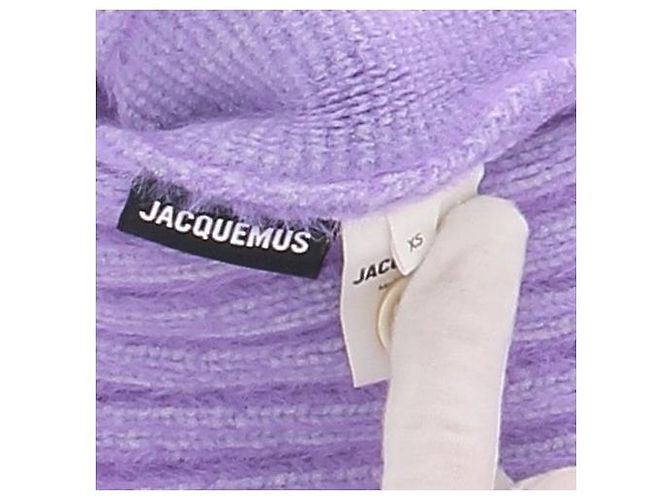 JACQUEMUS Strick T.International XS Viskose Lila - Ansicht 5