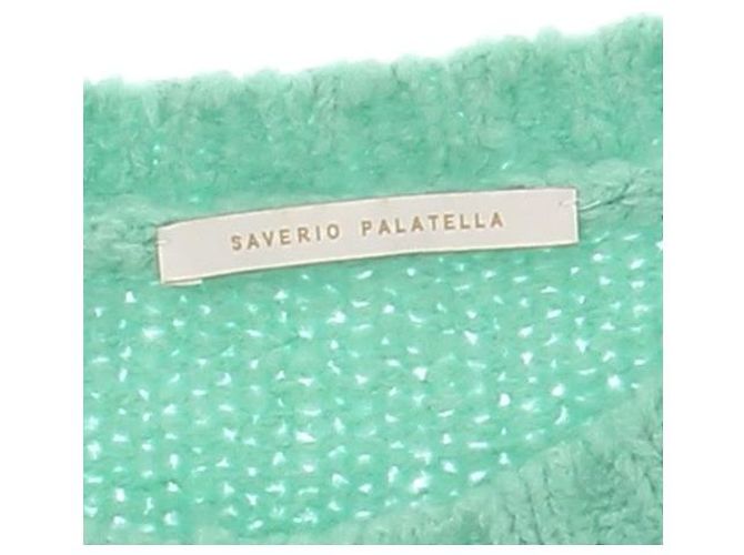 Autre Marque SAVERIO PALATELLA Strickwaren T.IT 42 Kaschmir Grün - Ansicht 5