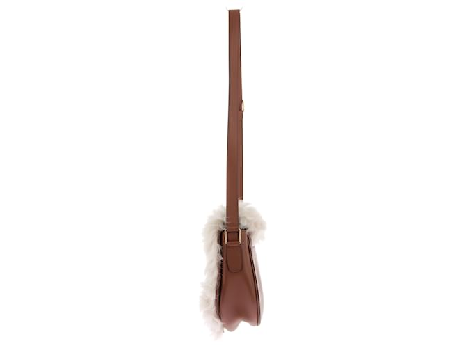 Céline Borse CELINE T. Pelle Marrone - vista 3
