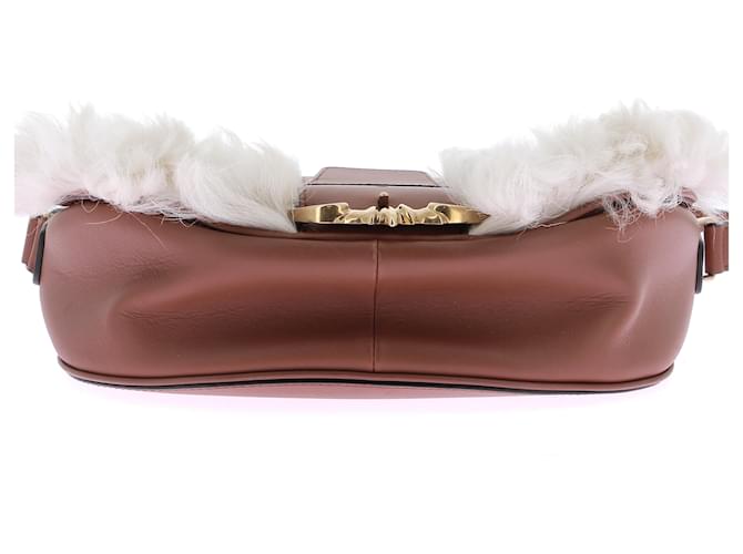 Céline Borse CELINE T. Pelle Marrone - vista 5