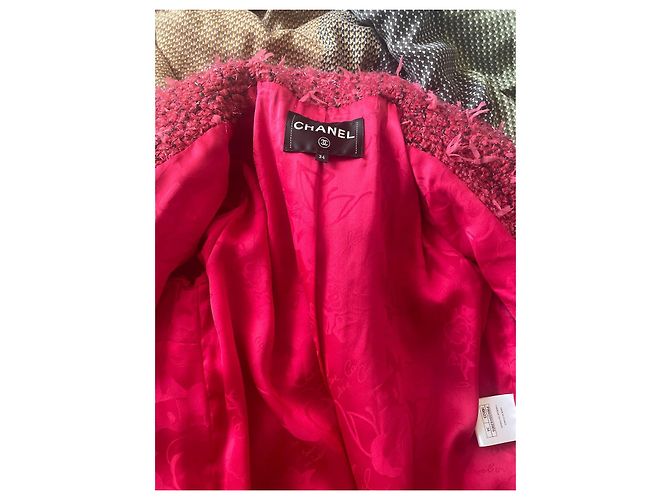 Cambon ABRIGO COSMOPOLITA PARÍS CHANEL 2017 Fucsia - vista 3