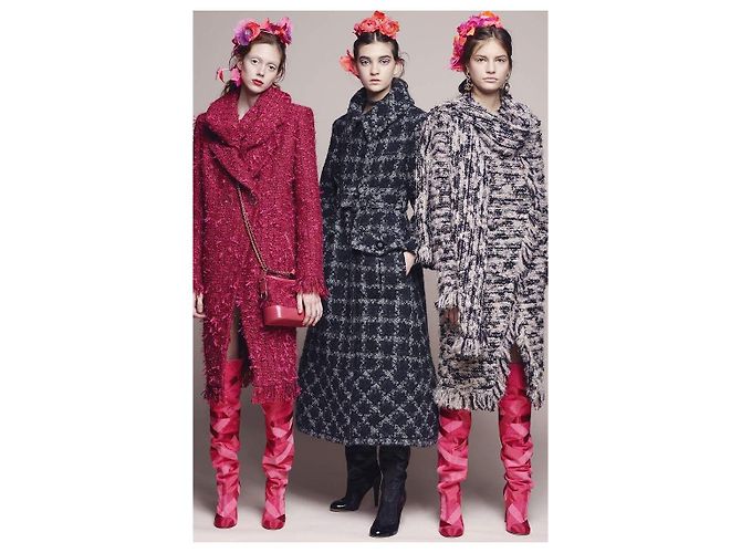 Cambon ABRIGO COSMOPOLITA PARÍS CHANEL 2017 Fucsia - vista 5