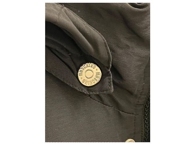 Veste à capuche matelassée pour adolescent MOSCHINO Noir - vue 10