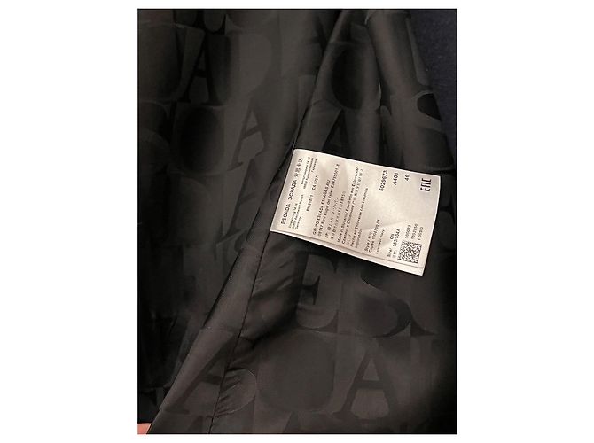 Abrigo trench de lana Escada Azul marino - vista 8