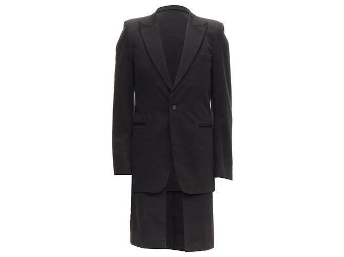 Casaco longo de algodão com camadas destacáveis de Raf Simons - vista 3