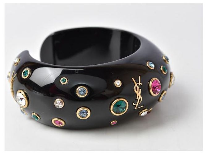 Yves Saint Laurent Rhinestone Armreif von Saint Laurent - Ansicht 3