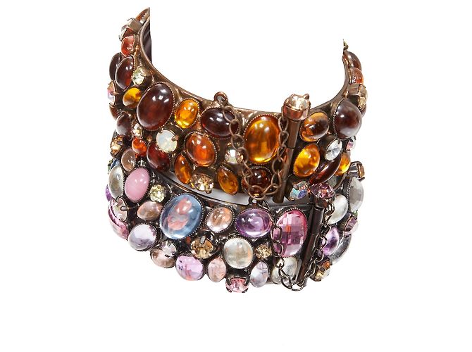 Set di anelli cocktail con strass Furla - vista 2