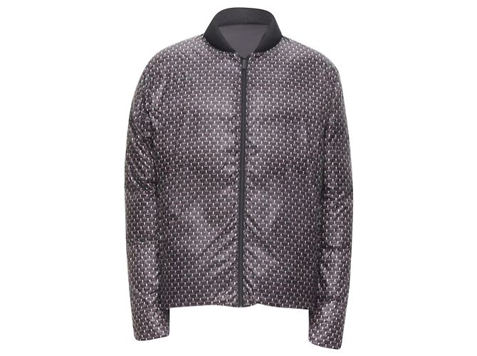 Fendi Reversible Monster Bug Eye nylon goose down puffer jacket - view 3
