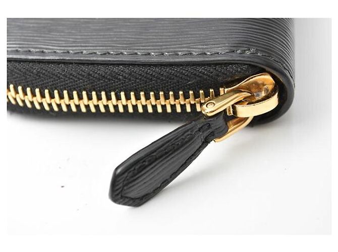 Mini portefeuille Prada VITELLO MOVE en cuir noir - vue 4