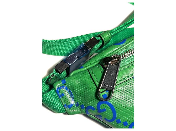 Gucci gg grüner Gürteltasche mit Monogramm Blau Hellgrün - Ansicht 3