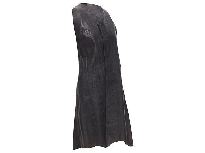 Abito in pelle di vitello invecchiato con taglio grezzo di Junya Watanabe - vista 3