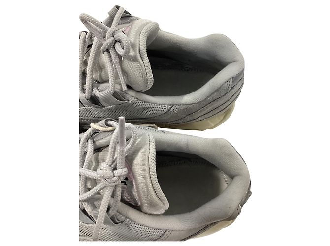 Sneakers Nike Air Max 95 Grigio Rosa in Camoscio Grigio - vista 6