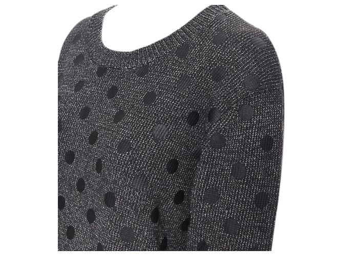Markus Lupfer Oversized-Pullover aus Baumwollmischung mit gepunktetem Druck von MarkLupfer - Ansicht 2