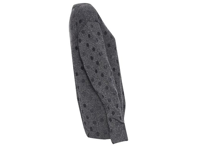 Markus Lupfer Oversized-Pullover aus Baumwollmischung mit gepunktetem Druck von MarkLupfer - Ansicht 4