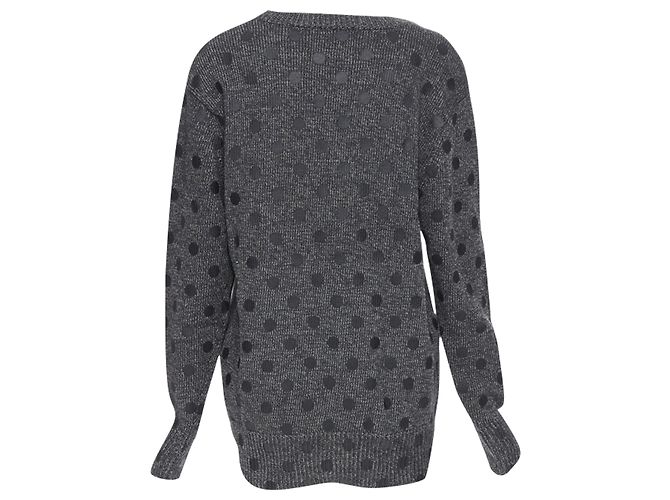 Markus Lupfer Oversized-Pullover aus Baumwollmischung mit gepunktetem Druck von MarkLupfer - Ansicht 5