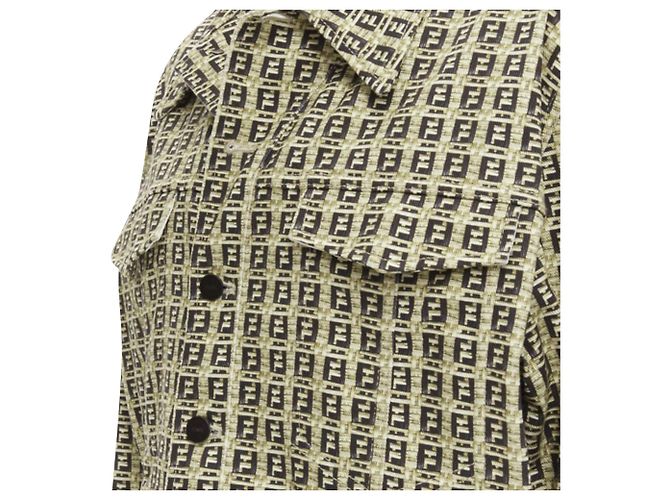 Fendi Forever Bamboo FF Zucca monogram cotton jacket - view 2