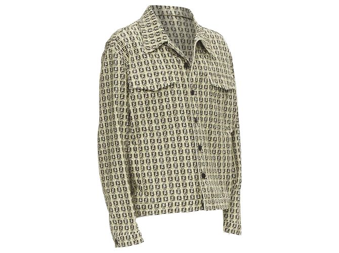 Fendi Forever Bamboo FF Zucca monogram cotton jacket - view 3