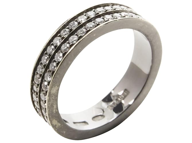 Anello di diamante Repossi Argento Metallico - vista 2