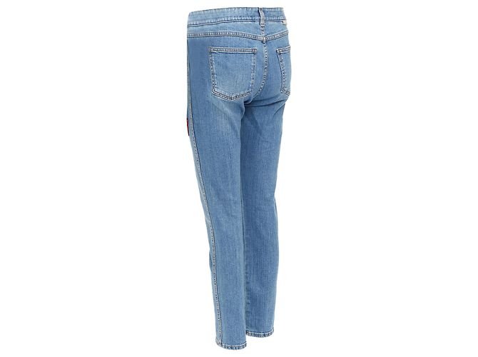 Stella Mc Cartney Jeans con patch in applicazione floreale leopardato Stella McCartney - vista 6