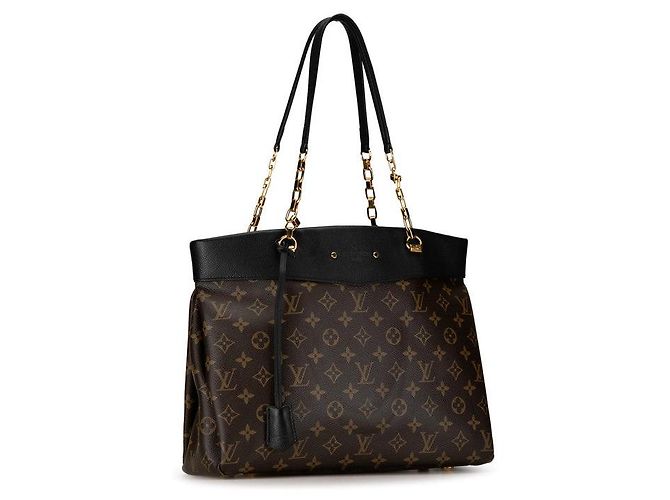 Borsa tote Pallas Monogram Louis Vuitton M51198 Marrone - vista 2