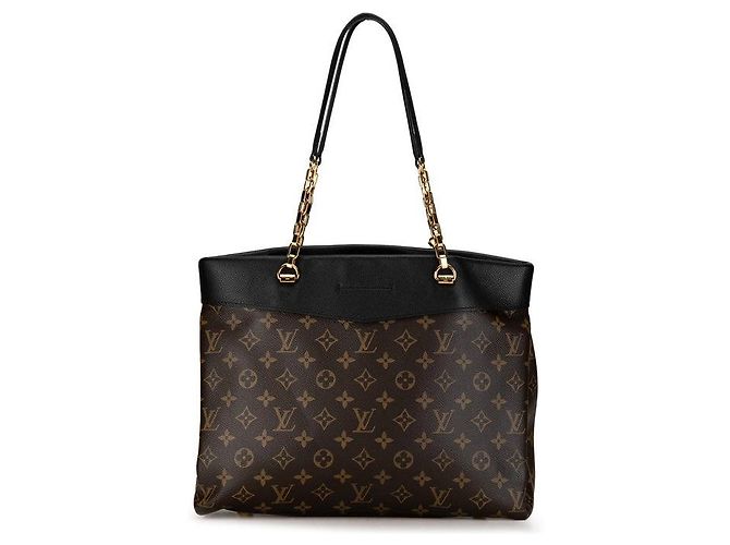 Borsa tote Pallas Monogram Louis Vuitton M51198 Marrone - vista 3