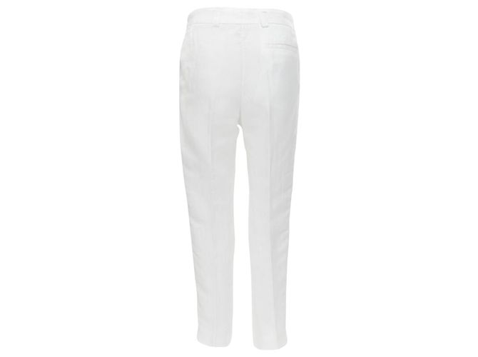 Pantaloni cropped in lino grosgrain con cavallo basso di Haider Ackermann - vista 5