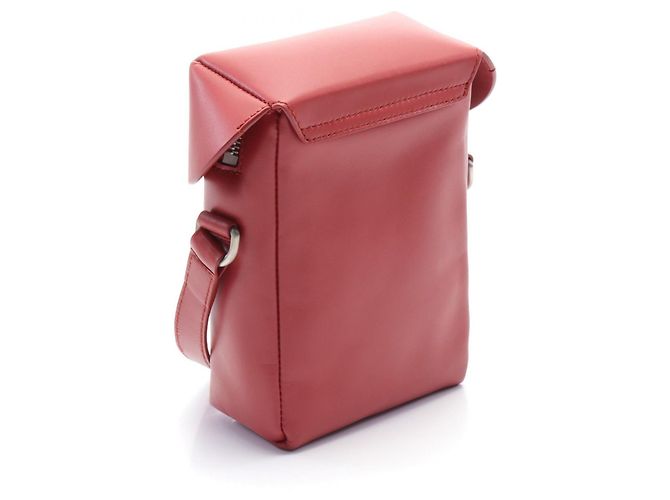 Borsa a tracolla in pelle Jil Sander Bordeaux - vista 2