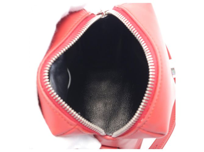 Borsa a tracolla in pelle Jil Sander Bordeaux - vista 3