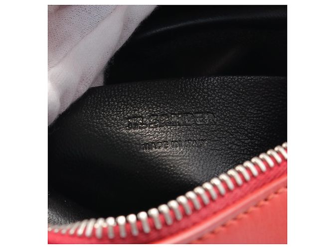 Borsa a tracolla in pelle Jil Sander Bordeaux - vista 4