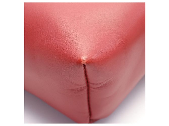 Borsa a tracolla in pelle Jil Sander Bordeaux - vista 5