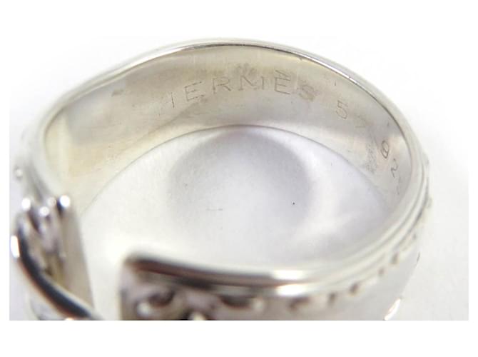 Hermès HERMES Mexico Ring SV925 Silver 52 Silvery Metallic - view 4