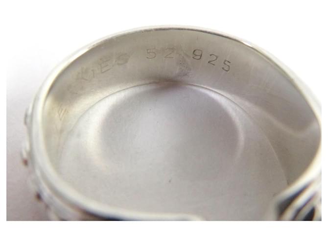 Hermès HERMES Mexico Ring SV925 Silver 52 Silvery Metallic - view 5